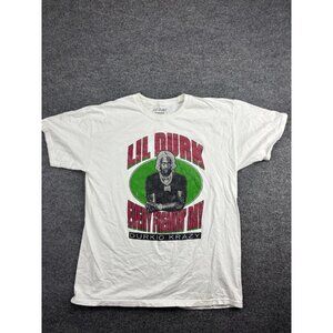 Lil Durk Short‎ Sleeve T-Shirt Men's XL White Every Freakin Day Durkio Krazy